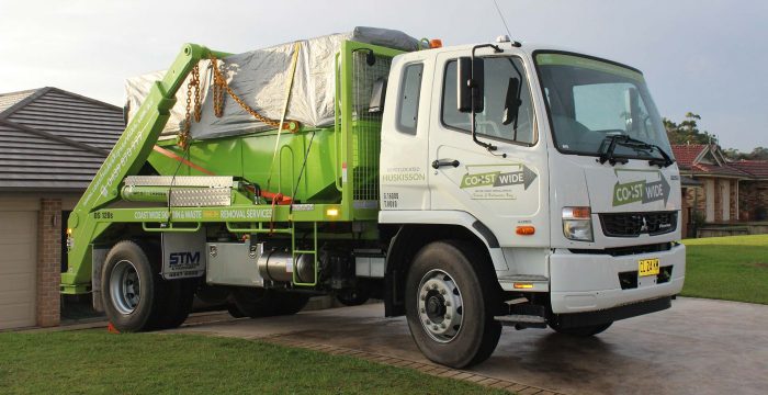 Coast Wide Skip Services Truck